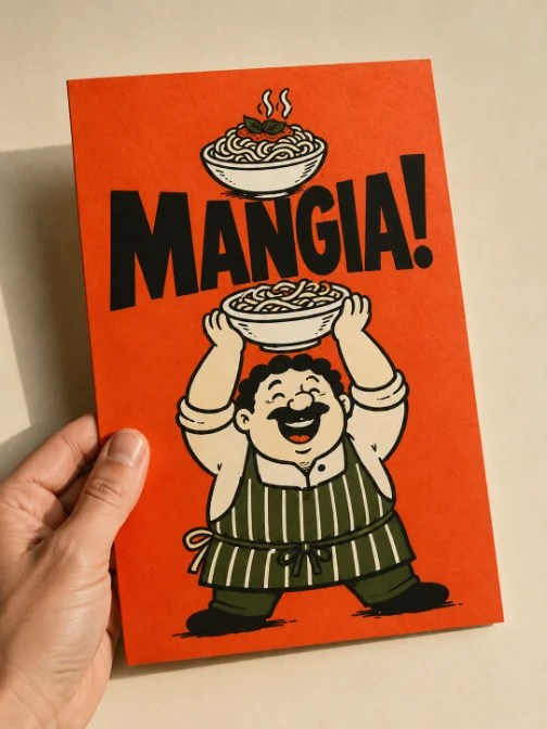 Mangia, a Dalston Italian branding concept